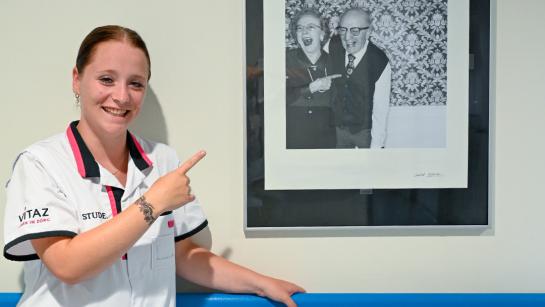 Jobstudente Lotte start als verpleegkundige bij Geriatrie 5