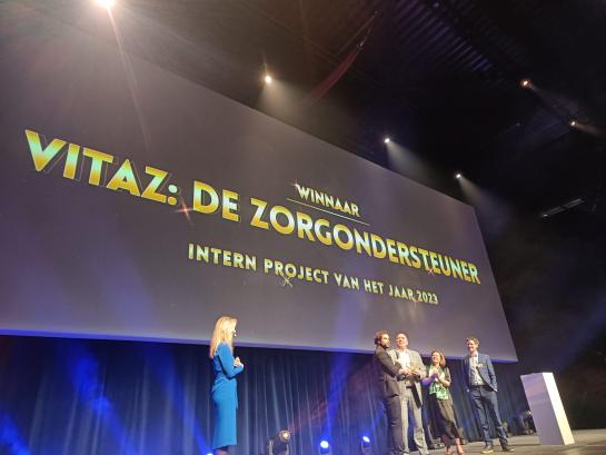 Award Zorgwerkgever van het jaar 2023 voor intern project: De Zorgondersteuner