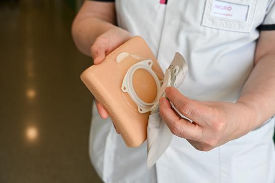 Verpleegkundige Ingrid Abdominale Heelkunde met stoma