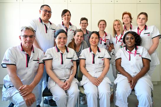 Groepsfoto verpleegkundig team Geriatrie 2